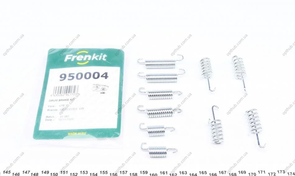Ремкомплект колодок стояночного тормоза FRENKIT 950004 (фото 1)
