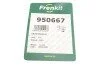 Комплект пружинок колодок ручника Opel Omega B/Vectra A 1.8-3.0 86-94 (Ate) UA63 FRENKIT 950667 (фото 6)