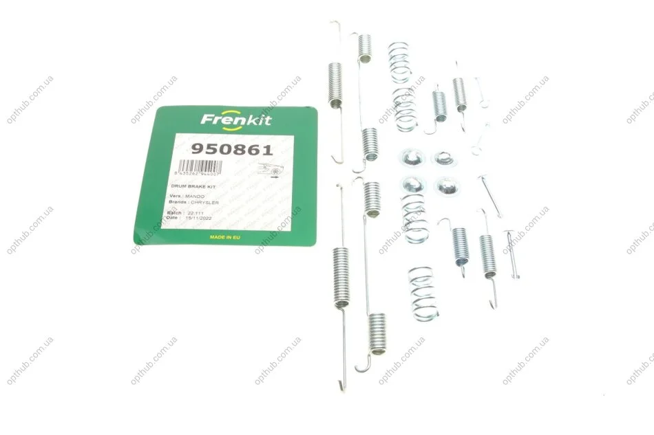 Ремкомплект колодок стояночного гальма FRENKIT 950861 (фото 1)