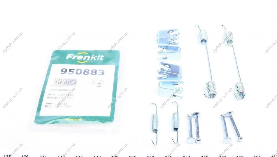 Ремкомплект колодок стояночного гальма FRENKIT 950883 (фото 1)