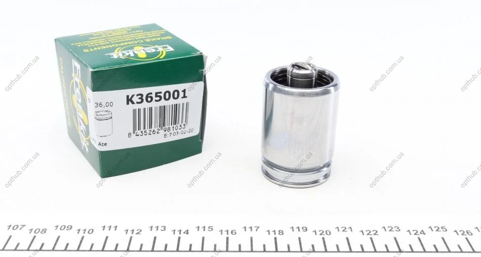 Поршень супорта (заднього) Ford Transit 1.8 TDCI 02-13 (36x50mm) (Ate) (з механізмом) (opt-om) FRENKIT K365001 (фото 1)
