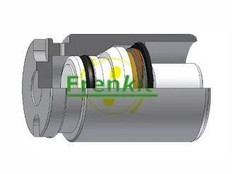 Поршень супорта (заднього) Toyota Auris/Yaris 05- (38x46.8mm) (Tokico)(з механізмом) UA63 FRENKIT K384601 (фото 1)