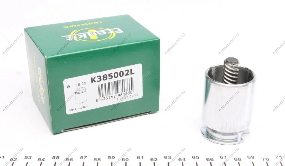 Поршень супорта (заднього) Citroen C4/Toyota Avensis 06- (L) (38x50.35mm) (Bosch) (з механіз (opt-om) FRENKIT K385002L (фото 1)