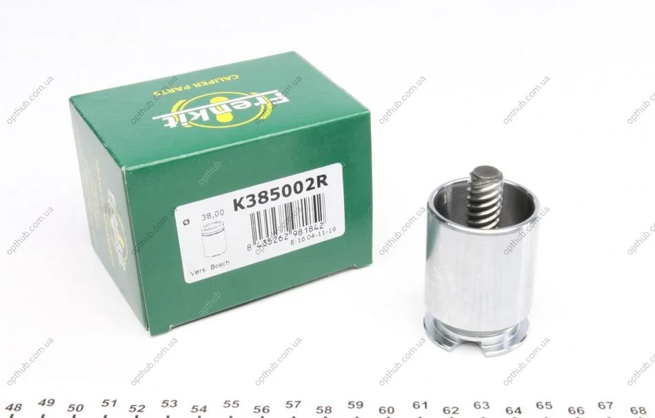 Поршень супорта (заднього) Citroen C4/Toyota Avensis 06- (R) (38x50.35mm) (Bosch) (з механіз (opt-om) FRENKIT K385002R (фото 1)