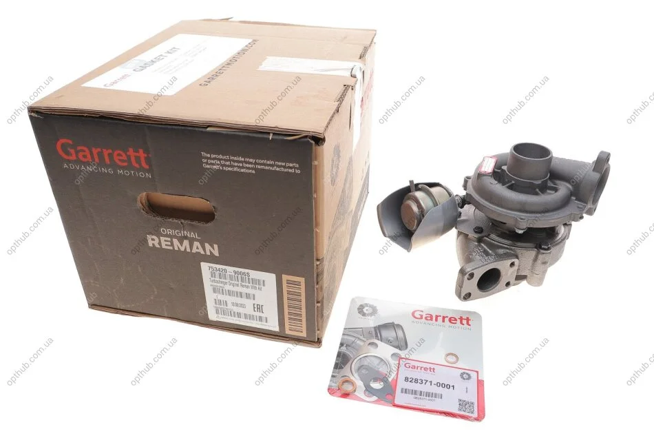 Турбина Citroen Berlingo/Peugeot Partner 1.6HDI 08- (66/80kW) (заводська реставрация) (opt-om) GARRETT 753420-9006S (фото 1)
