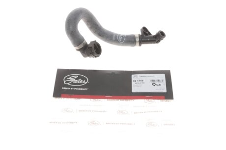 Патрубок системи охолодження гумовий з фітингами BMW 116I 1.6 (N43B16A) 03/2007- (RAD +AUTOM AUTOM COO -ua Gates 02-1785