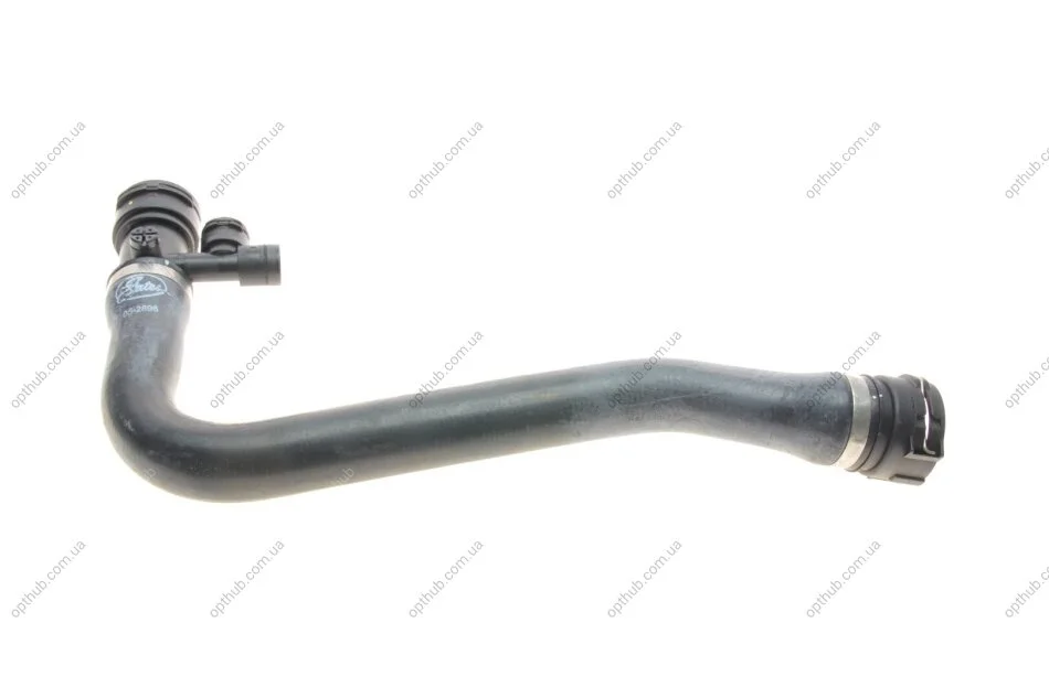 Патрубок системи охолодження гумовий з фітингами BMW 318D 2.0 (M47D204D1) 2001/07- (TOP) -ua Gates 05-2896 (фото 1)