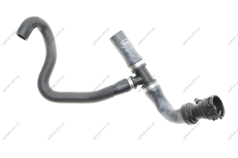 Патрубок системы охлаждения резиновый с фитингами AUDI A4 1.6 (ALZ) 06/2000- (TOP) Gates 05-2994 (фото 1)