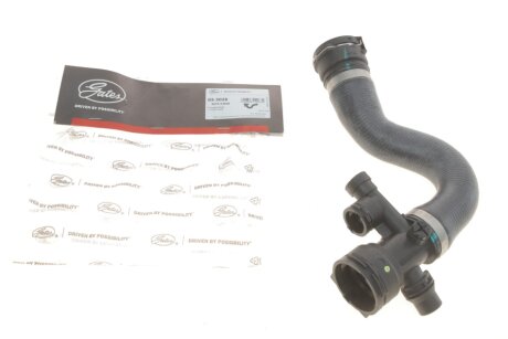 Патрубок системи охолодження гумовий з фітингами BMW X3 2.5 (N52B25A/N52B25AF/N52B25BF) 08/2006- (TOP -ua Gates 05-3028