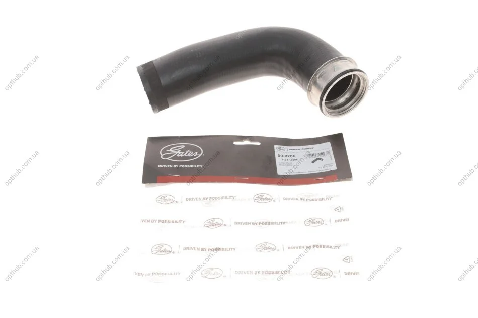 Патрубок інтеркулера (L) VW Caddy III 1.9 TDI 04-10 GATES UA63 Gates 09-0206 (фото 1)