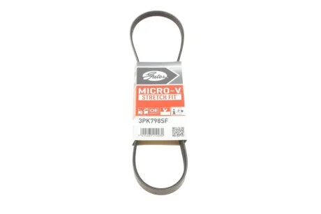 Поліклінові ремені Micro-V StretchFit (Вир-во) Gates 3PK798SF