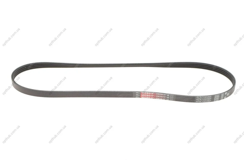 Поліклінові ремені Micro-V StretchFit (Вир-во) Gates 4PK1022SF (фото 1)