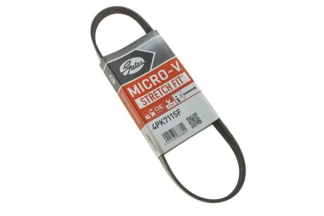 Поліклінові ремені Micro-V StretchFit (Вир-во) Gates 4PK711SF