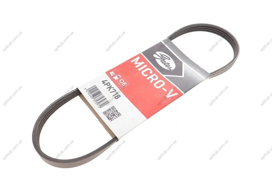 Ремінь поліклін. Chevrolet Matiz (вир-во) Gates 4PK718 (фото 1)