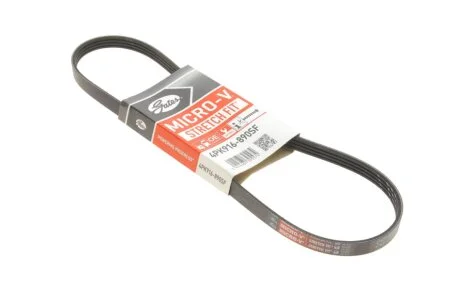 Ремінь генератора Renault Kangoo/Logan/Lada Largus 1.4/1.6 04- GATES (opt-om) Gates 4PK916-890SF