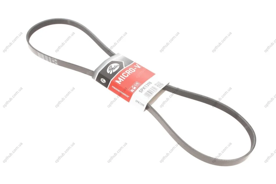 Поліклінові ремені Micro-V (Вир-во) Gates 5PK1398 (фото 1)