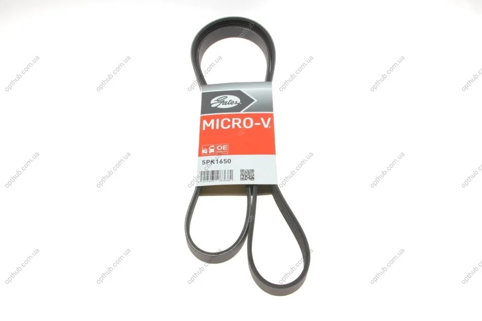 Поліклінові ремені Micro-V (Вир-во) Gates 5PK1650 (фото 1)