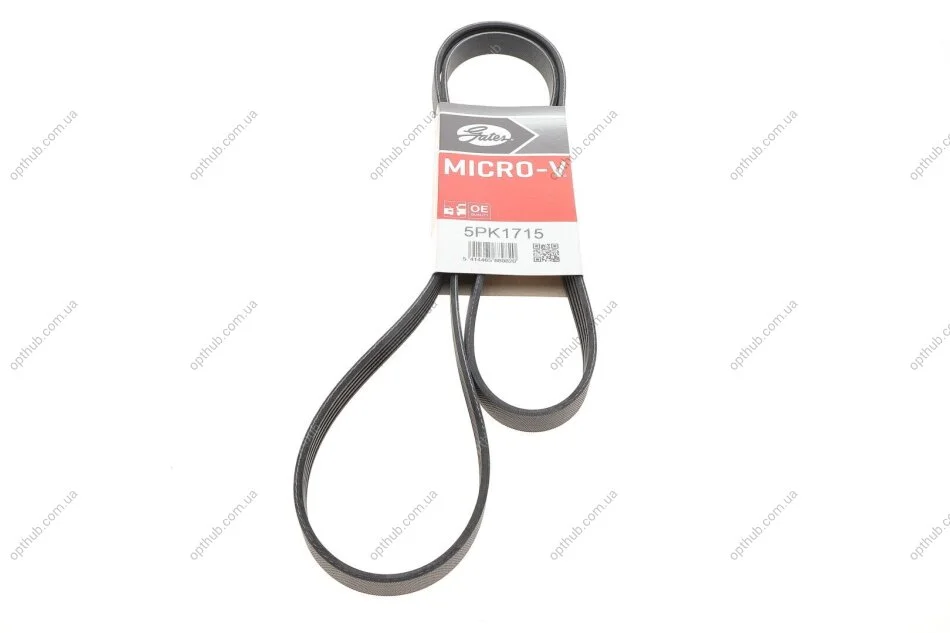 Поликлиновые ремни Micro-V (Пр-во) Gates 5PK1715 (фото 1)