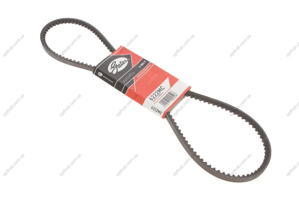 Реминь генератора Mazda 323 2.0D/Land Rover/Honda Legend I 2.5i 85-99 (10x1050) GATES (opt-om) Gates 6222MC (фото 1)
