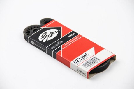 Ремінь клиновидний (довж. 60-180) TRANSPORTER T4 2.4 DIESEL 09.1990 - 05.1998, PAJERO 2.5 TD INTERCOOLE Gates 6223MC