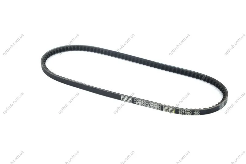 Ремень клиновидный (дл. 60-180) ALFA ROMEO, AUDI, CITROEN, DAIHATSU, FERRARI, FIAT, FORD, JAGUAR, JEE Gates 6271MC (фото 1)