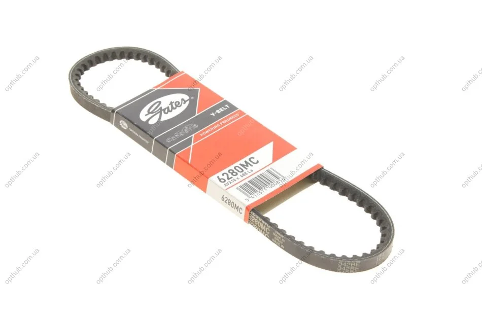 Ремень клиновидный (дл. 60-180) HONDA, LANCIA, OPEL, RENAULT, VOLKSWAGEN Gates 6280MC (фото 1)