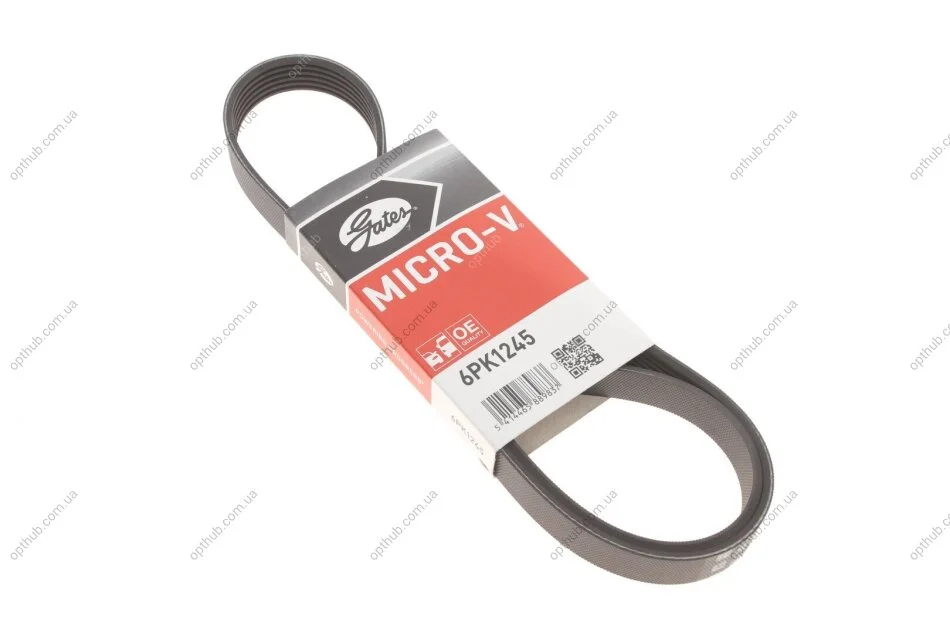Поліклінові ремені Micro-V (Вир-во) Gates 6PK1245 (фото 1)