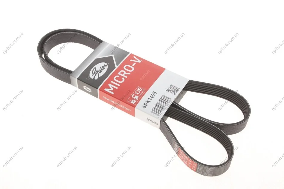 Поліклінові ремені Micro-V (Вир-во) Gates 6PK1495 (фото 1)