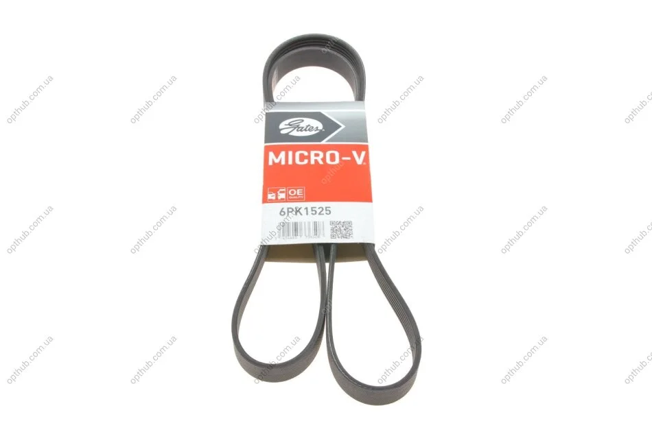 Поліклінові ремені Micro-V (Вир-во) Gates 6PK1525 (фото 1)