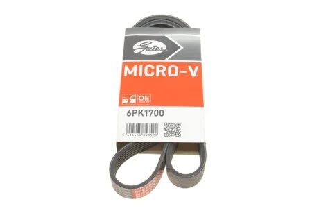 Ремінь поліклін. (Вир-во) Gates 6PK1700