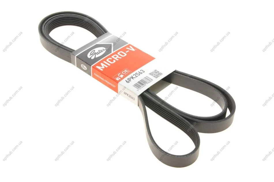 Поліклінові ремені Micro-V (Вир-во) Gates 6PK2563 (фото 1)