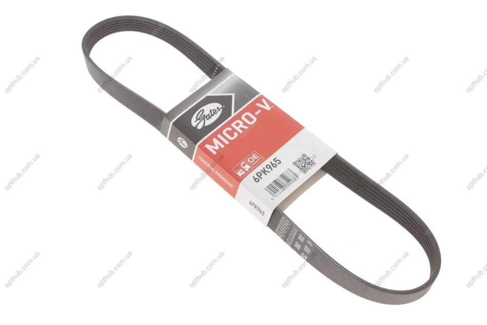 Поліклінові ремені Micro-V (Вир-во) Gates 6PK965 (фото 1)