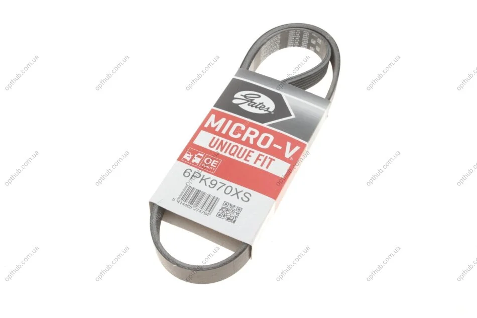 Поліклінові ремені Micro-V XS (Вир-во) Gates 6PK970XS (фото 1)