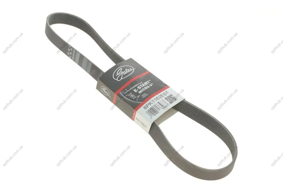 Ремінь генератора BMW 5 (G30/F90)/X3 (G01/F97) 16- B47 (8PK1162) GATES (opt-om) Gates 8PK1162EST (фото 1)