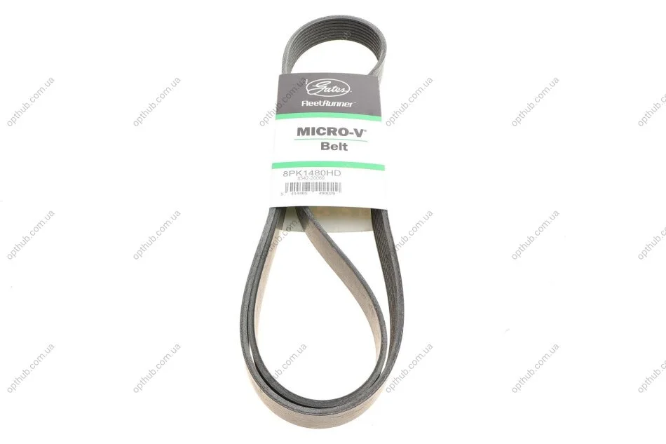 Ремень поликлин. 8PK1480 (пр-во) Gates 8PK1480HD (фото 1)