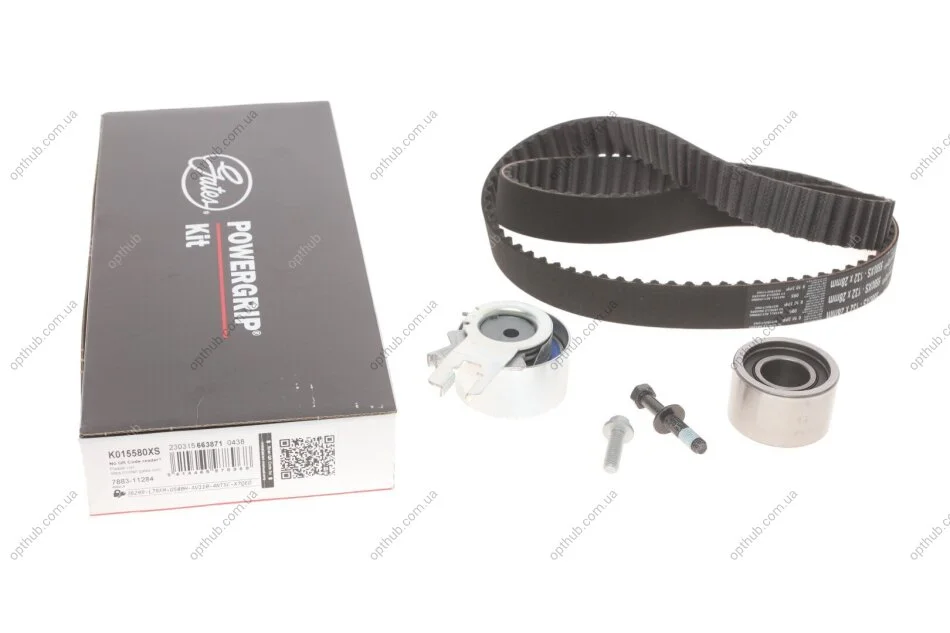 Ремкомплекти приводу ГРМ автомобілів PowerGrip Kit (Вир-во) Gates K015580XS (фото 1)