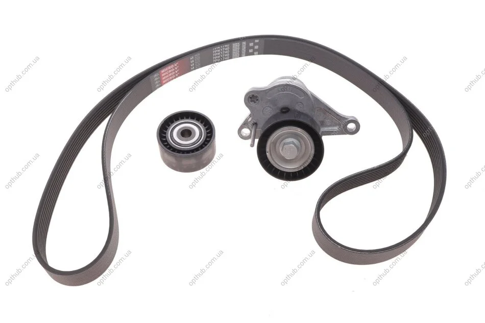Роликовий модуль натягувача ременя (ролик, ремінь) OPEL (OEM 4431674) -ua Gates K017PK1740 (фото 1)