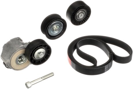 Фото 1 - роликовий модуль натягувача ременя (ролик, ремінь) Gates K026PK1413 Роликовий модуль натягувача ременя (ролик, ремінь) Gates K026PK1413 (фото 1)