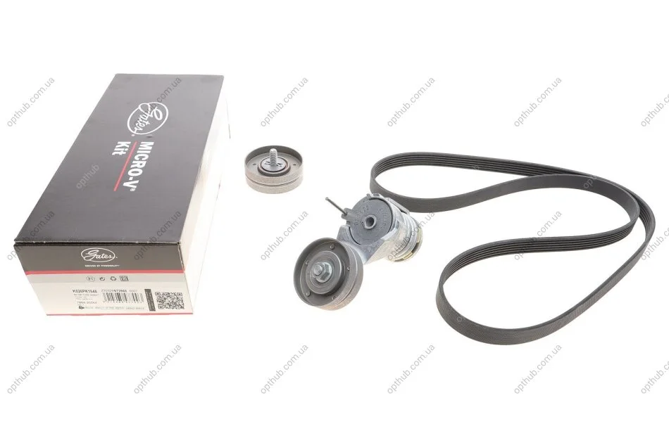 Комплект ременя генератора Skoda Octavia/VW Golf IV 1.4/1.6 16V 96-10 (6PK1548) GATES UA63 Gates K026PK1548 (фото 1)