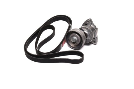 Роликовий модуль натягувача ременя (ролик, ремінь) CHEVROLET LACETTI 2005-, NUBIRA 2005-2011, REZZO -ua Gates K056PK1873 (фото 1)