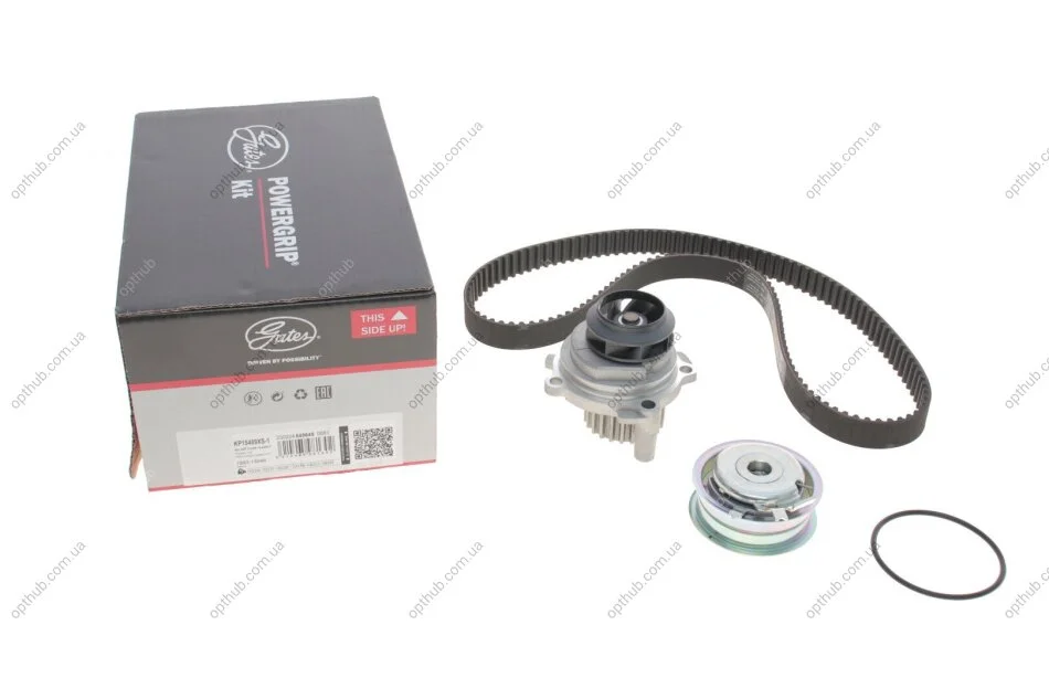 Ремкомплекти приводу ГРМ автомобілів з водяним насосом PowerGrip Kit (Вир-во) Gates KP15489XS-1 (фото 1)