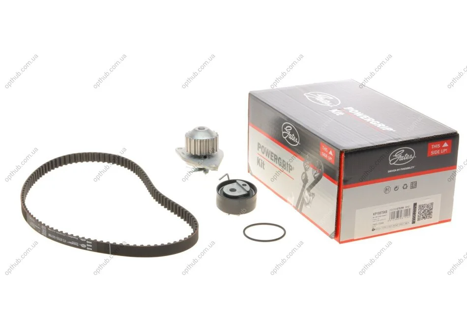 Ремкомплекти приводу ГРМ автомобілів з водяним насосом PowerGrip Kit (Вир-во) Gates KP15575XS (фото 1)