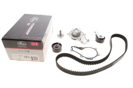 Роликовий модуль натягувача ременя (ролик, ремінь, помпа) CITROEN, FORD, PEUGEOT C3, DS3, FIESTA, 20 -ua Gates KP15657XS