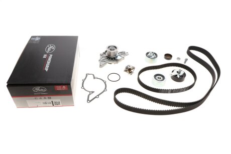 Ремкомплекти приводу ГРМ автомобілів з водяним насосом та термостатом PowerGrip Kit KP1TH15557X Gates KP1TH15557XS-1