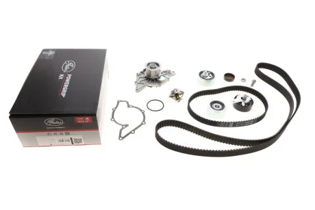 Ремкомплекти приводу ГРМ автомобілів з водяним насосом та термостатом PowerGrip Kit (Вир-во) KP1TH15557X Gates KP1TH15557XS-1