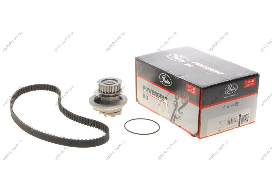 Ремкомплекти приводу ГРМ автомобілів з водяним насосом PowerGrip Kit (Вир-во) Gates KP25047 (фото 1)