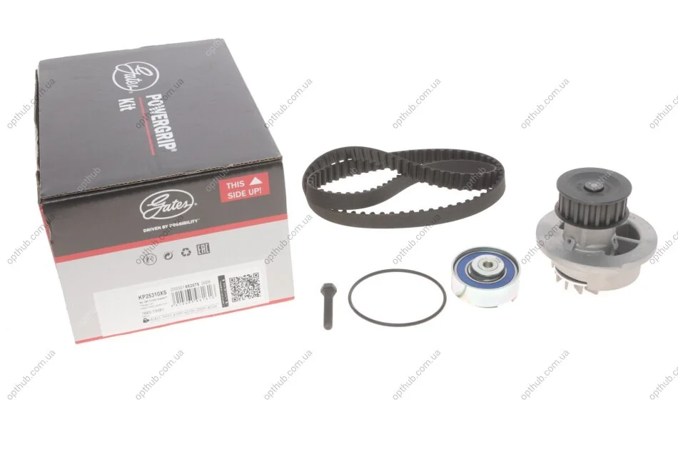 Ремкомплекти приводу ГРМ автомобілів з водяним насосом PowerGrip Kit (Вир-во) Gates KP25310XS (фото 1)
