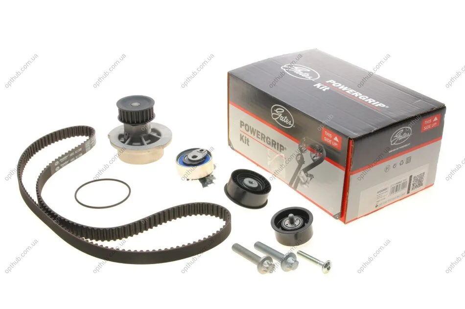 Ремкомплекти приводу ГРМ автомобілів з водяним насосом PowerGrip Kit (Вир-во) Gates KP25499XS-1 (фото 1)