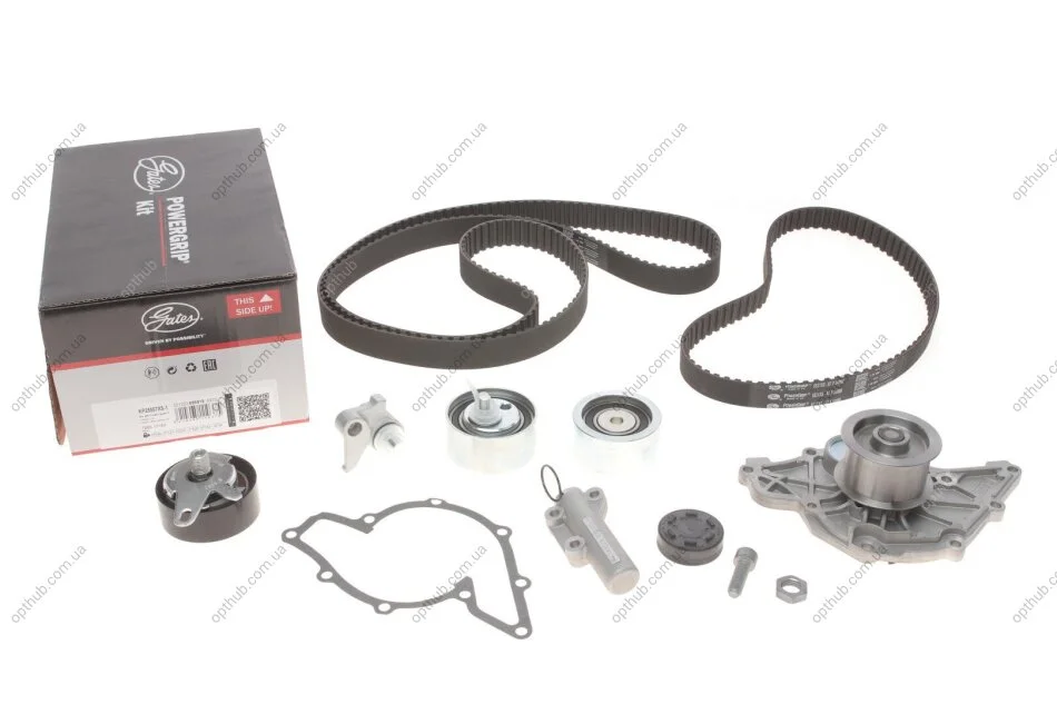 Ремкомплекти приводу ГРМ автомобілів з водяним насосом PowerGrip Kit (Вир-во) Gates KP25557XS-1 (фото 1)