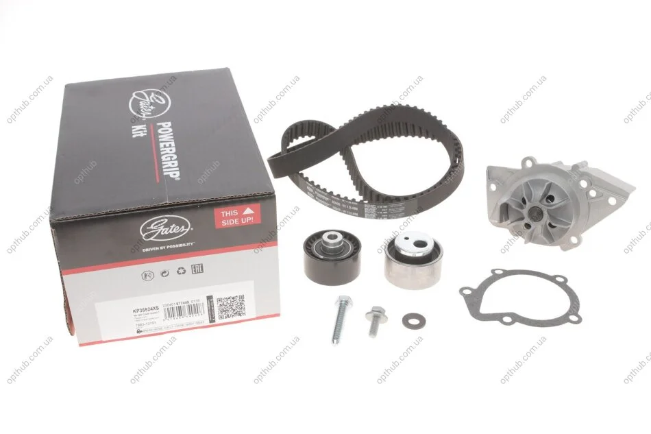 Ремкомплекти приводу ГРМ автомобілів з водяним насосом PowerGrip Kit (Вир-во) Gates KP35524XS (фото 1)